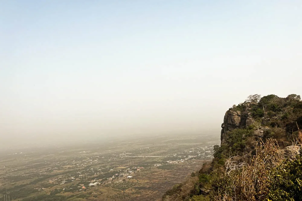 Krobo Mountain landscape